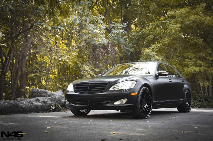 Vertini Concave Magic 22'' Matte Black on Mercedes Benz S Class